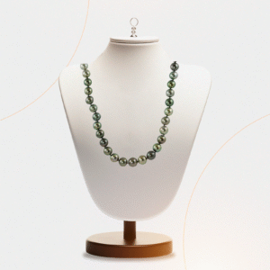 White Gold Tahitian Pearl Necklace