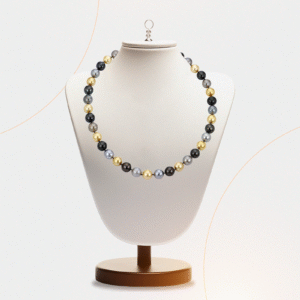 14KT White Gold Tahitian Pearl Necklace